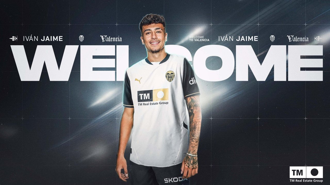 El Valencia consigue a Iván Jaime cedido. ValenciaCF