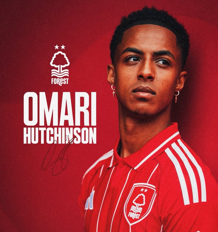 Omari Hutchinson Nottingham Forest