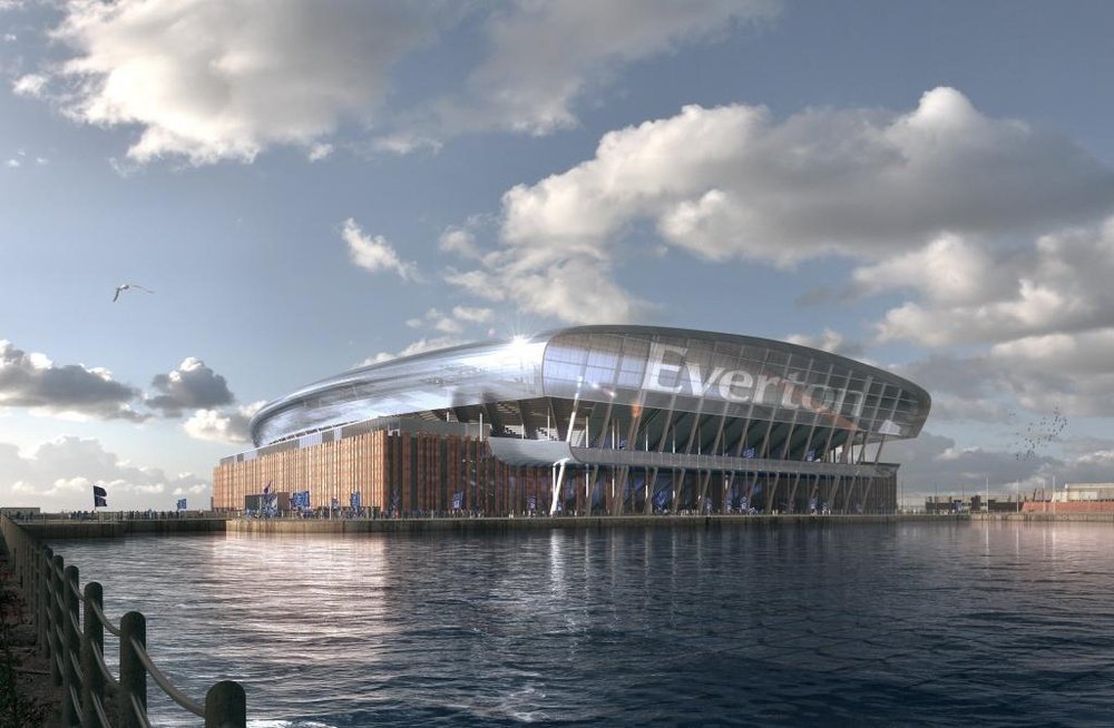 Le prochain stade ultra-moderne d'Everton. Everton