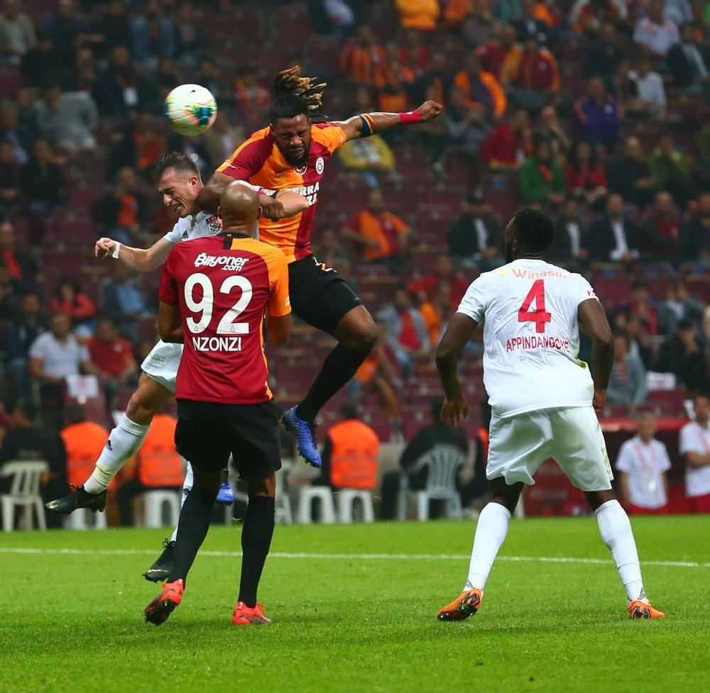 El Galatasaray venció y sufrió ante el Sivasspor. Twitter/GalatasaraySK