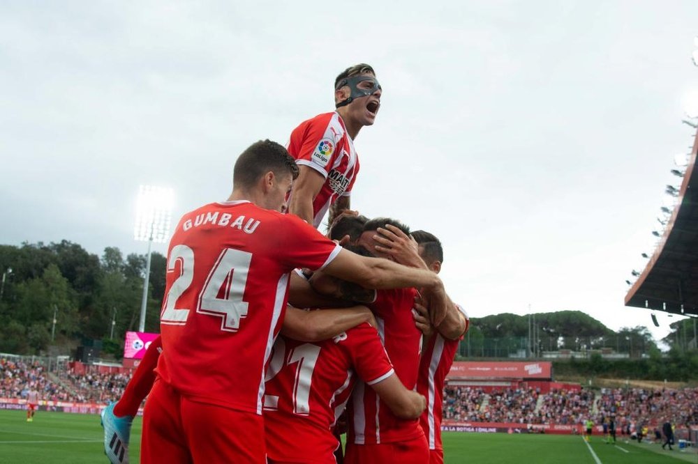 El Girona venció al Rayo Vallecano por 3-1. Twitter/GironaFC