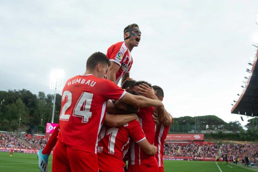 El Girona quiere seguir progresando. Twitter/GironaFC