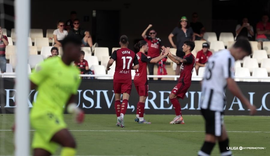 El Mirandés venció por 1-3 al Cartagena. LaLiga
