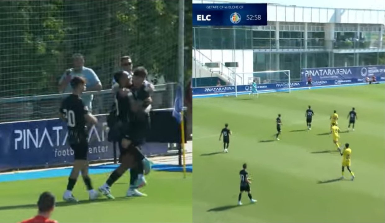 El Elche venció por 2-1 al Getafe. Youtube/Getafe