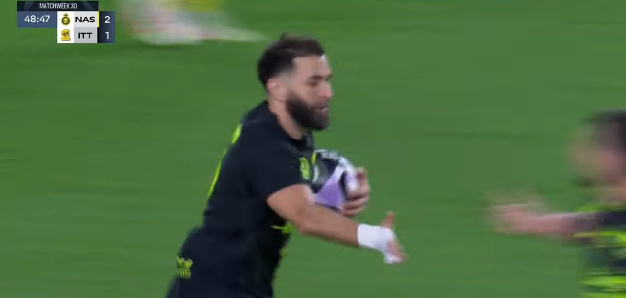 El Al Nassr cayó por 2-3 ante el Al Ittihad. Captura/RSL