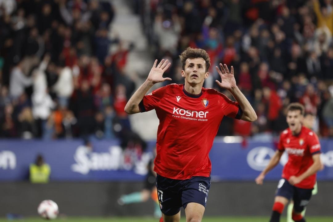 Osasuna venció por 4-2 al Barcelona. EFE