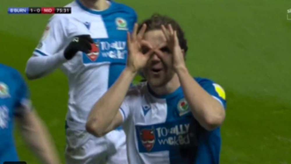 El Blackburn venció 1-0 al Middlesbrough. Captura/SkySports