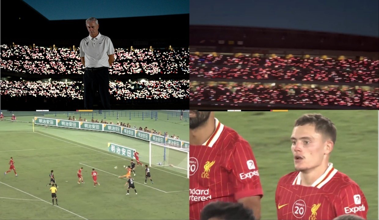 Wirtz scores first Liverpool goal amid ongoing Diogo Jota tributes