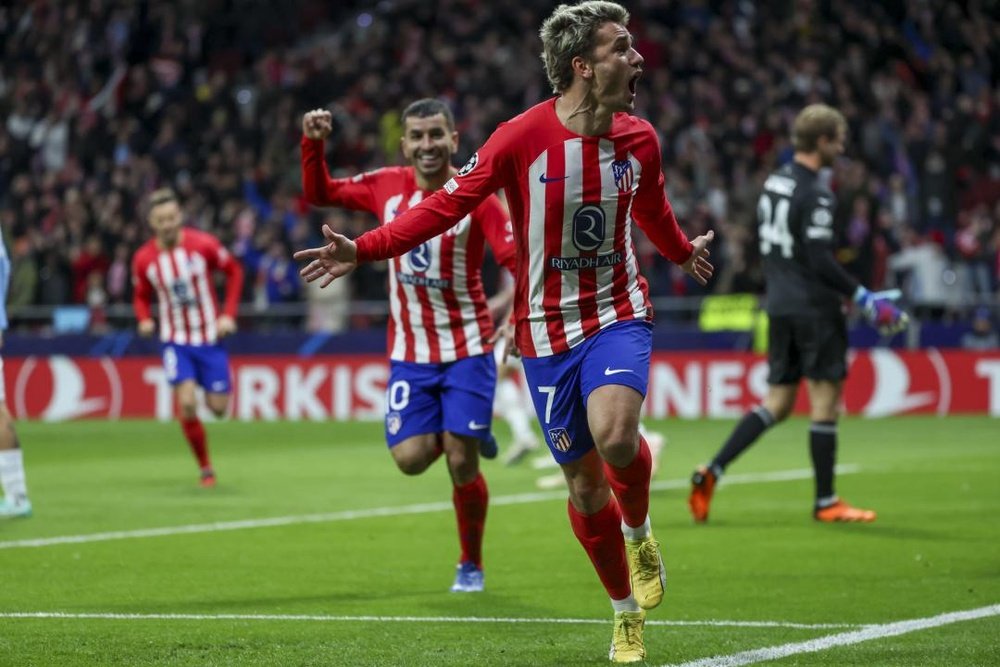 El Atlético venció por 2-0 a la Lazio. EFE