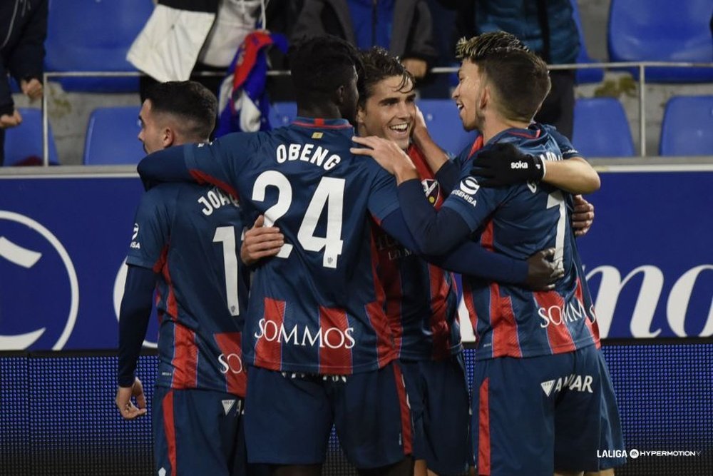 La SD Huesca venció por 1-0 al Racing de Ferrol. LaLiga