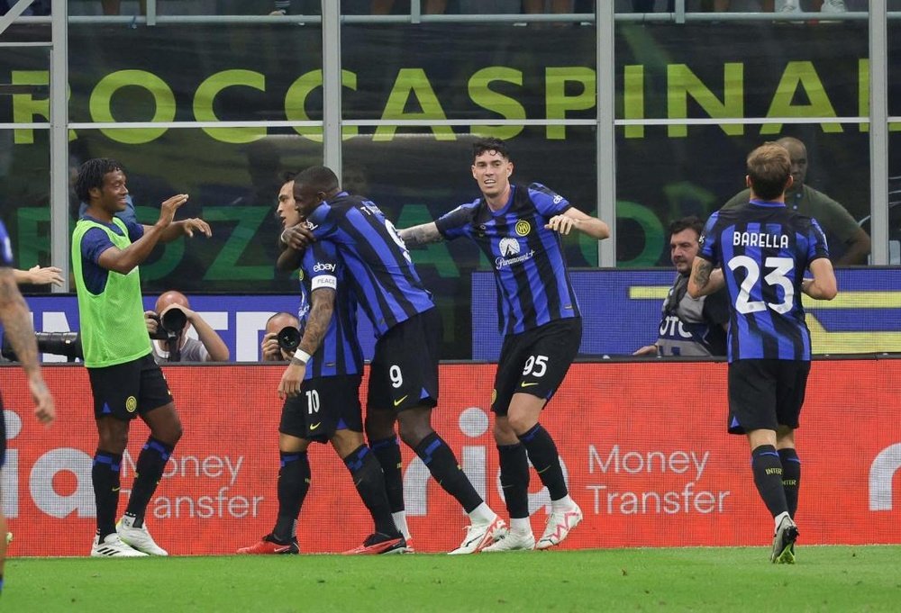 El Inter venció por 4-0 a la Fiorentina. EFE