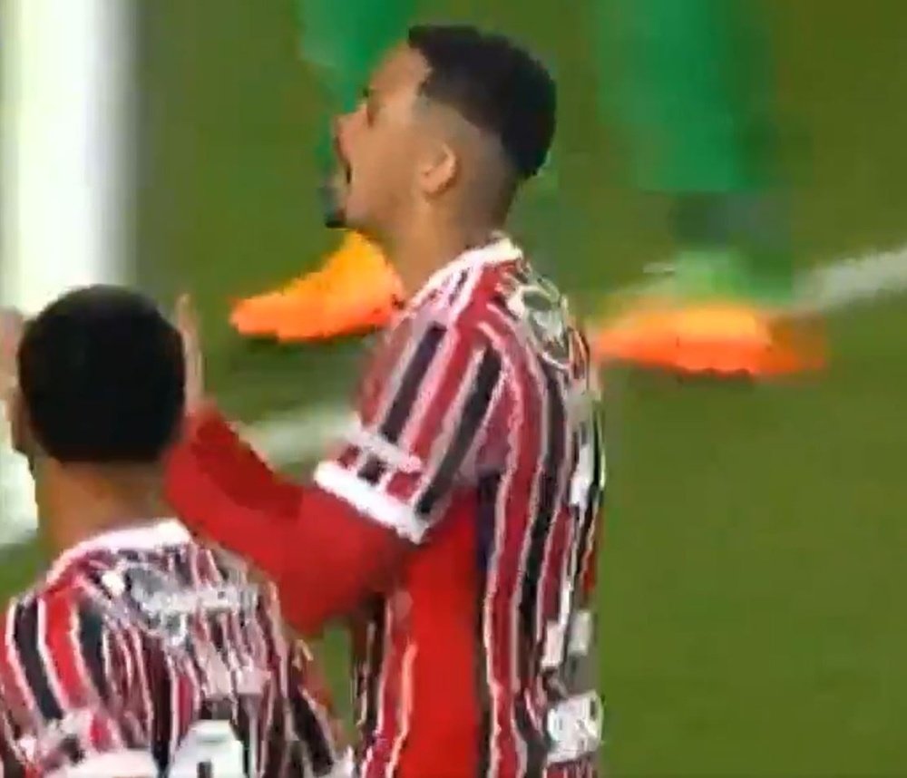 Sao Paulo venció por 2-3 a Ayacucho. Captura/ConmebolTV