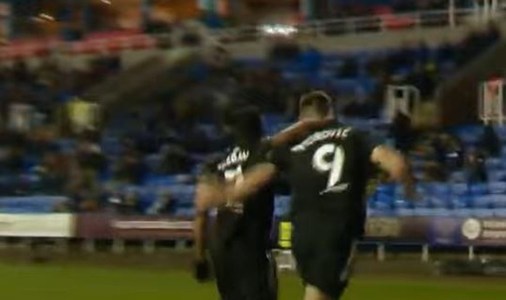 El Fulham goleó al Reading por 0-7. Captura/DAZN