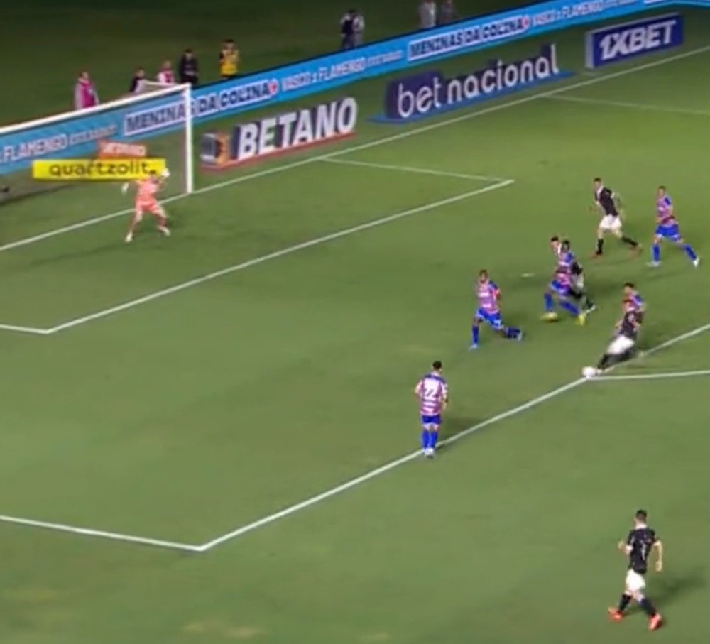 Payet marcó su primer gol con Vasco da Gama. Captura/BrasileiraoPlay