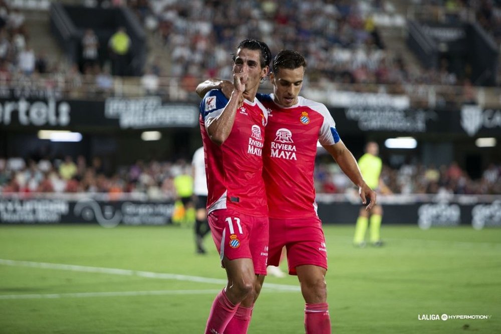 El Espanyol venció por 0-2 al Cartagena. LaLiga