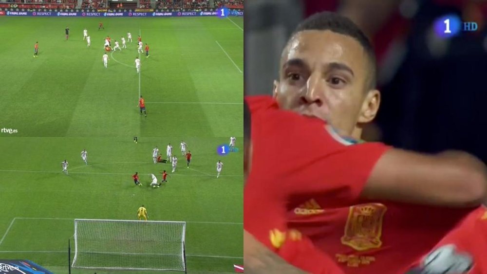 Rodrigo a mis l'Espagne devant au score. Captures/La1