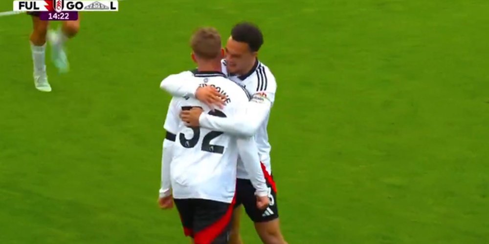 El Fulham venció por 2-1 al Nottingham Forest. Captura/DAZN