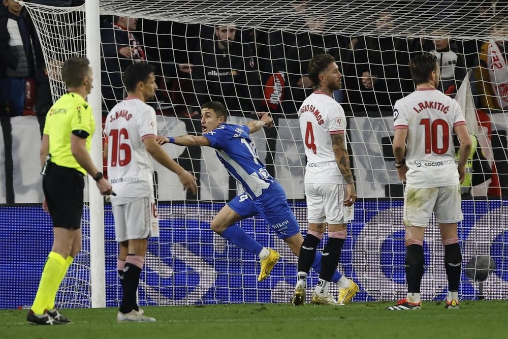 El Alavés venció al Sevilla. EFE
