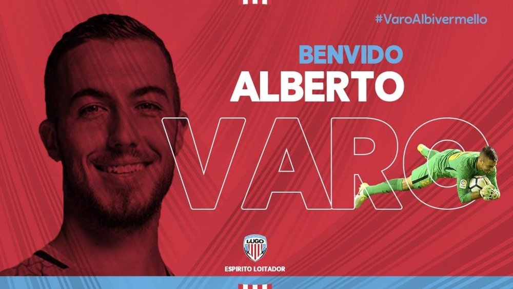El Lugo anunció a Varo. Twitter/CDeportivoLugo