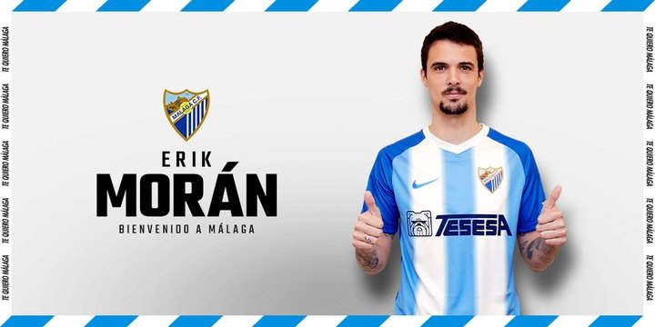 OFICIAL: Erik Morán ya es jugador del Málaga