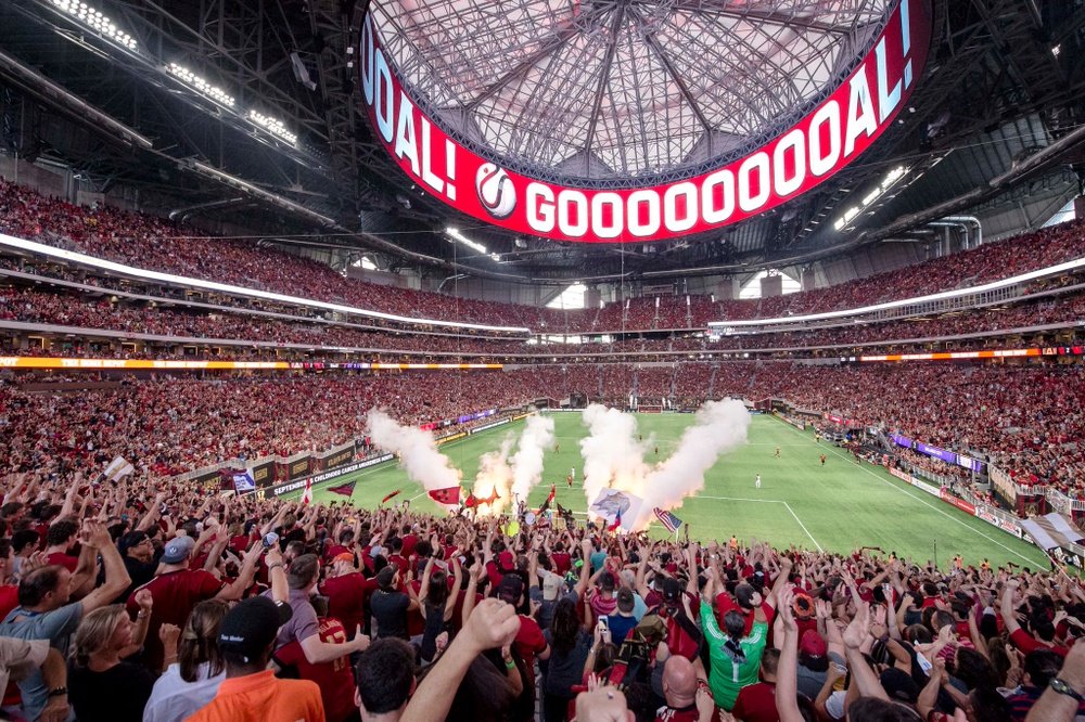 Atlanta United broke the MLS attendance record this weekend. Twitter/ATLUTD