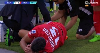 Ranocchia medita retirarse tras su grave lesión. Captura/Voetbal