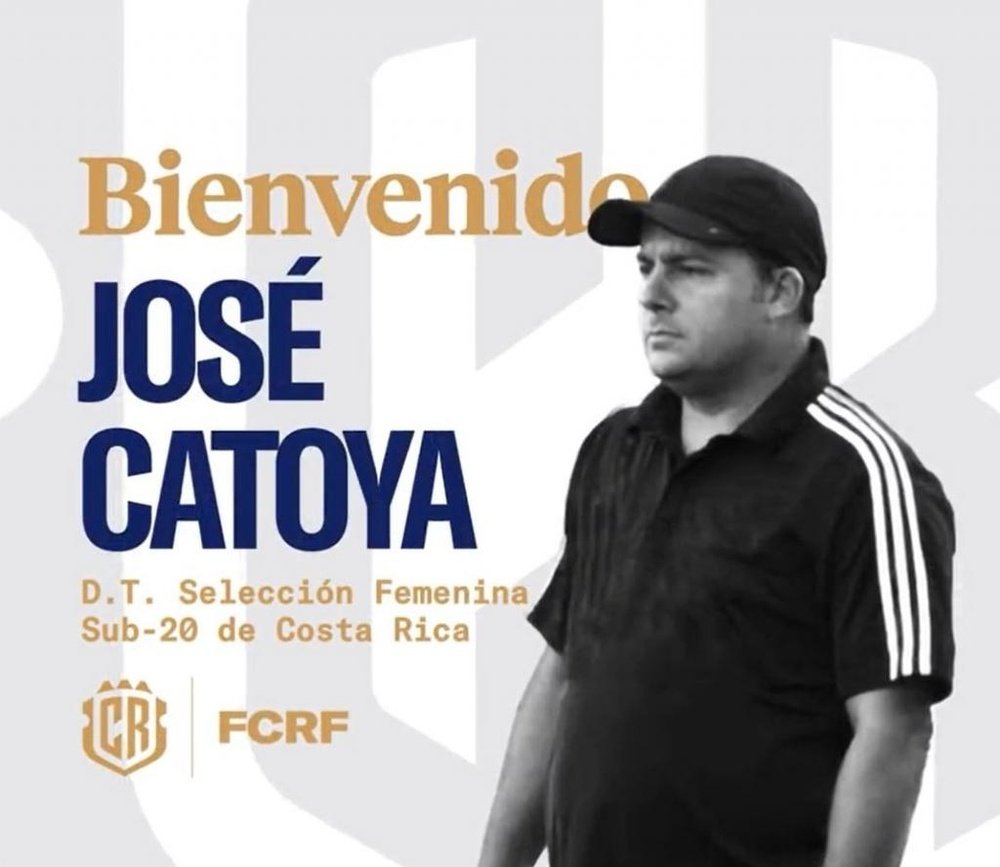Catoya se hace cargo de Costa Rica para el Mundial Femenino Sub 20. Twitter/fedefutbolcrc