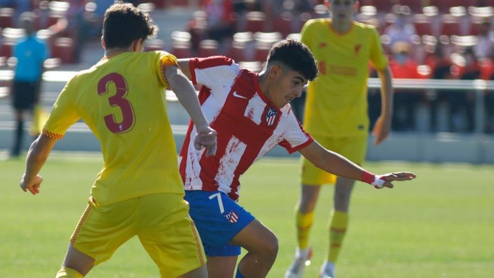 El Atlético confirmó su mejora en la Youth League. AtletiAcademia