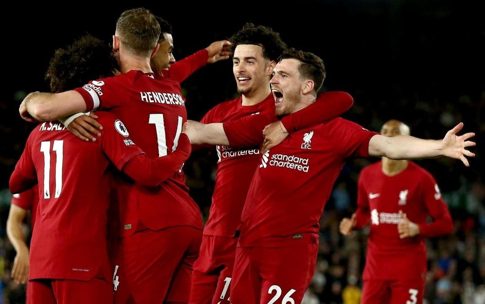 Liverpool thrashed Leeds in the Premier League on Monday. EFE