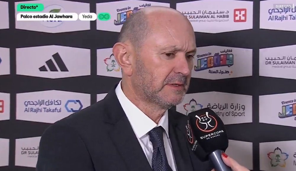 Louzan did not want to go into the precautionary measure granted to Barca. Screenshot/Movistar+
