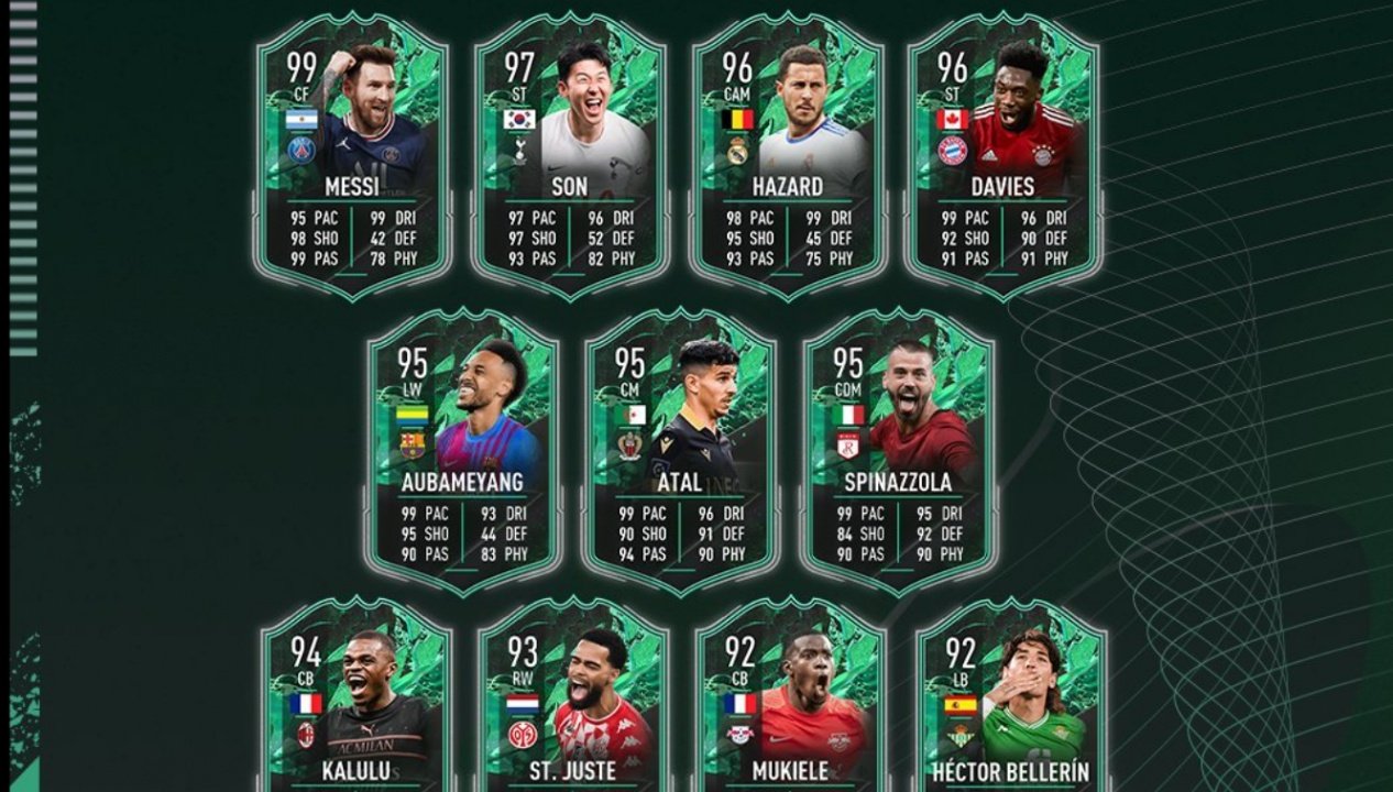 Imagen del primer equipo Shapeshifters de FIFA 22. Twitter/EASPORTSFIFA