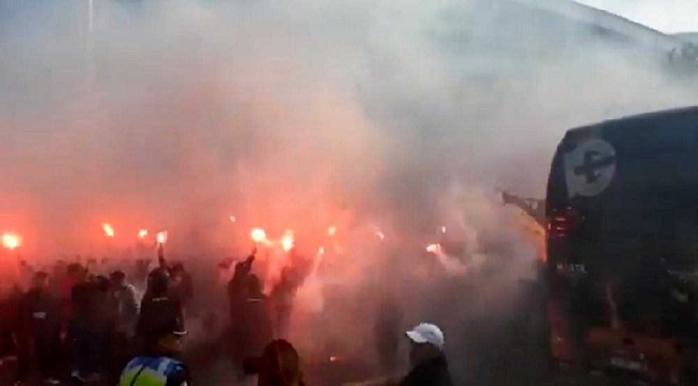 Tremendo recibimiento. Captura/DCCoruna