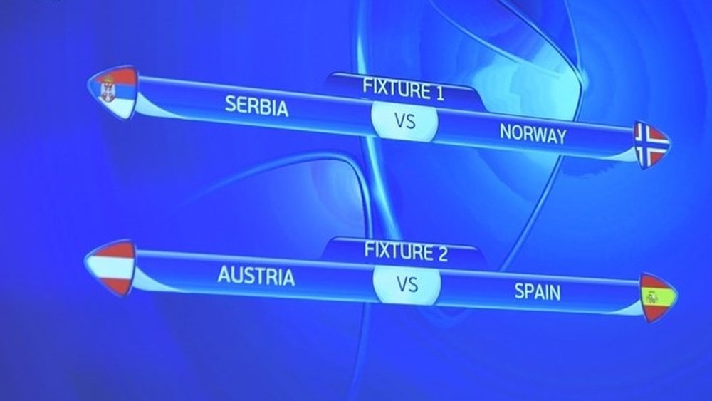 Estos son los emparejamientos de la repesca para el Europeo Sub 21. UEFA