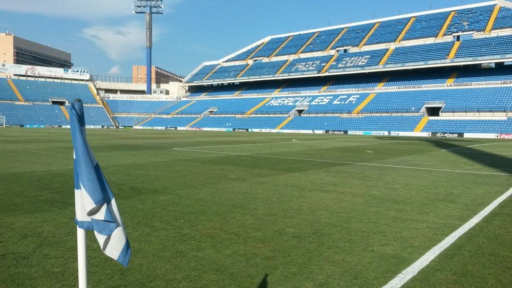 El estadio del Hércules saldrá a subasta. CFHercules