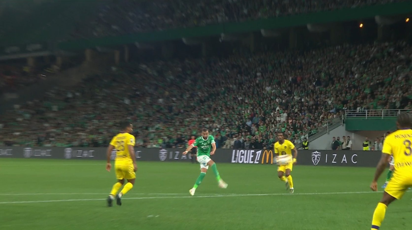 Así fue la última jornada de la Ligue 1. Captura/DAZN