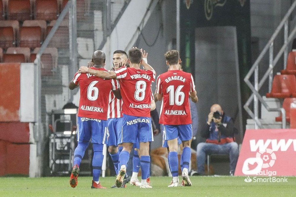 El Sporting lleva nueve partidos seguidos sin ganar. LaLiga