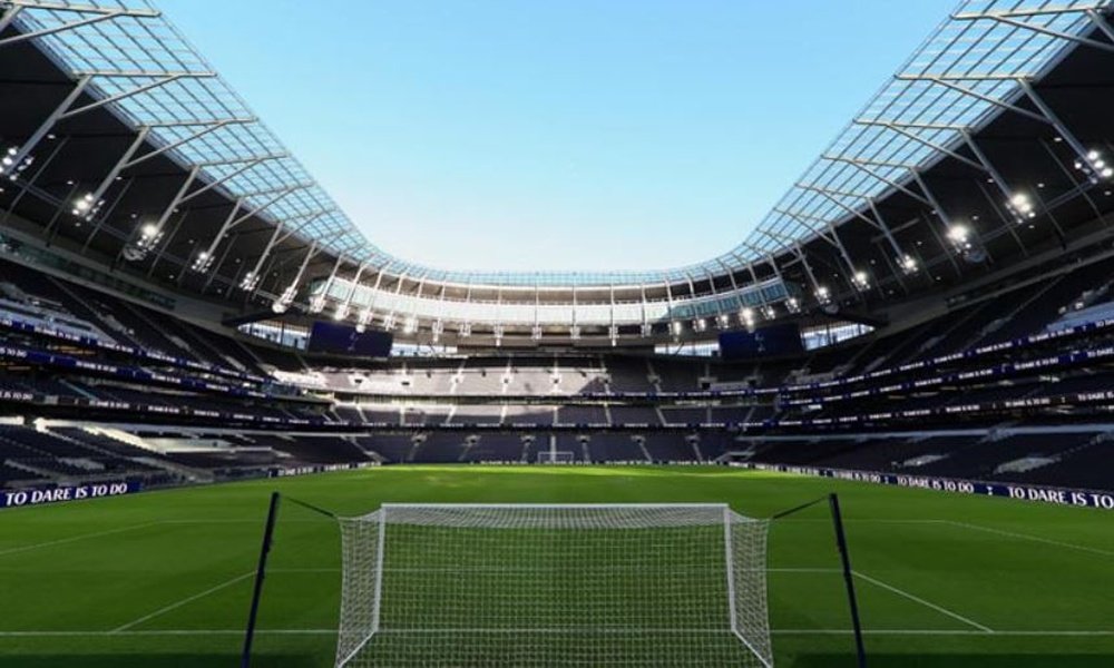 Tottenham's new stadium will host its first match. TottenhamHotspur