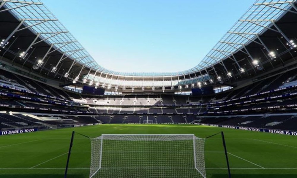 Son scores first goal in new stadium. TottenhamHotspur