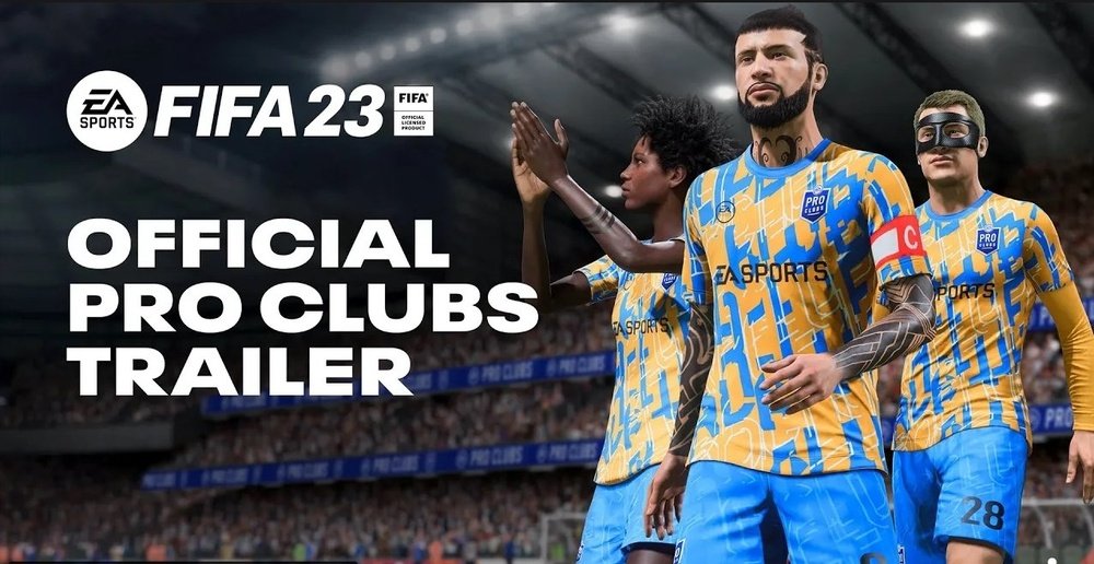 Imagen del tráiler de Clubes Pro y VOLTA de FIFA 23. Twitter/EASPORTSFIFA