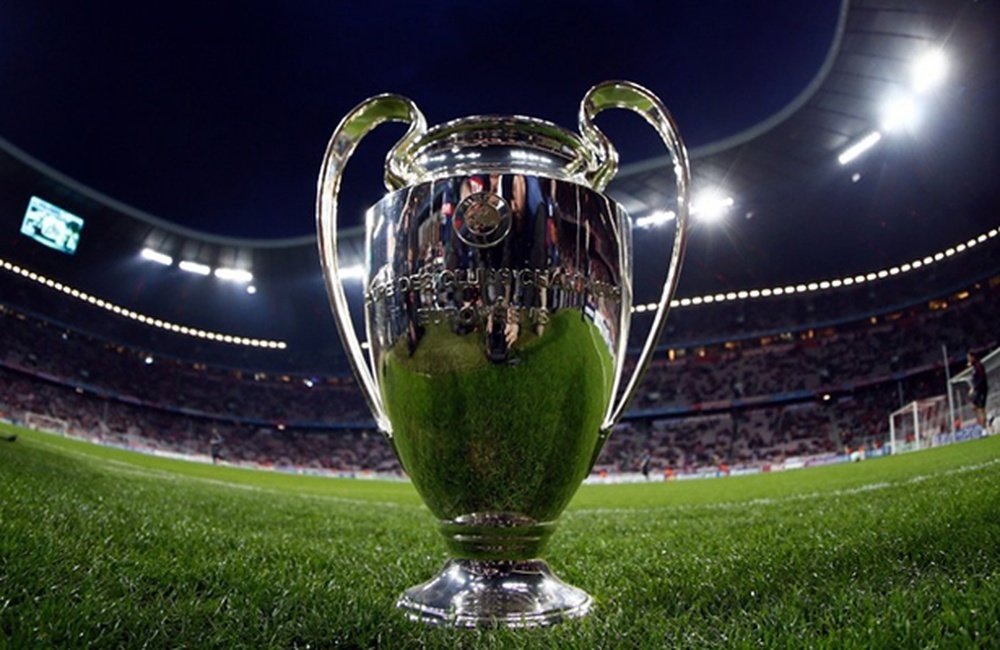 Imagem do troféu da Champions League. EFE