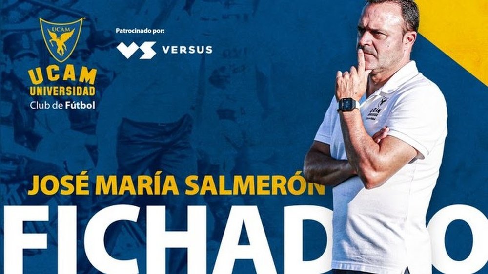 Salmerón buscará repetir el éxito de su primera etapa en el club. UCAMMurciaCF
