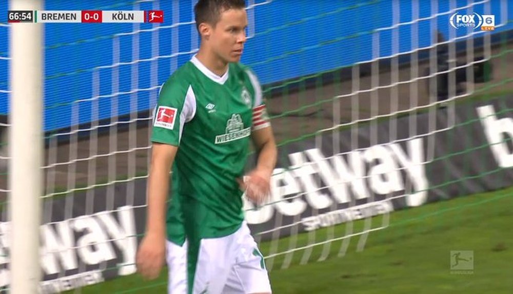 Al Werder Bremen se abona a la 'X'. Captura/FoxSports
