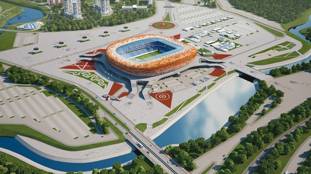 Saransk sólo albergará partidos de la fase de grupos. FIFA/LOC