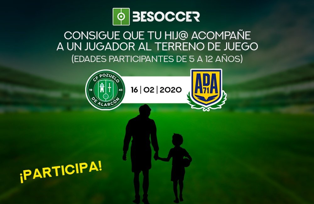 Consigue que tu hij@ acompañe a un jugador en el Pozuelo-Alcorcón B. BeSoccer