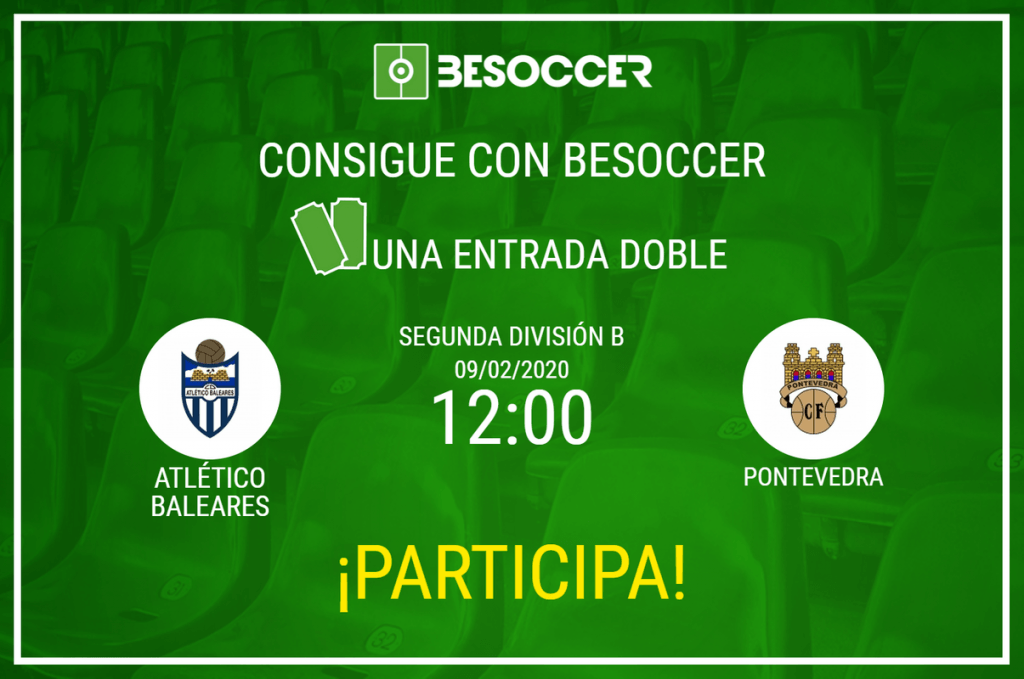 Consigue una entrada doble par el Atlético Baleares-Pontevedra