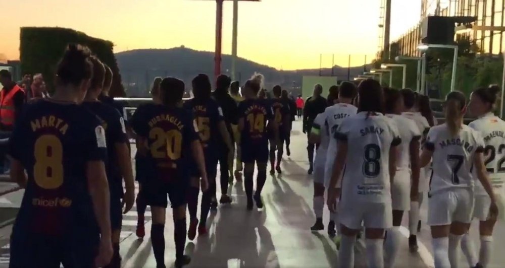 La Ciudad Deportiva Joan Gamper se vistió de gala para un día histórico. MadridCFF
