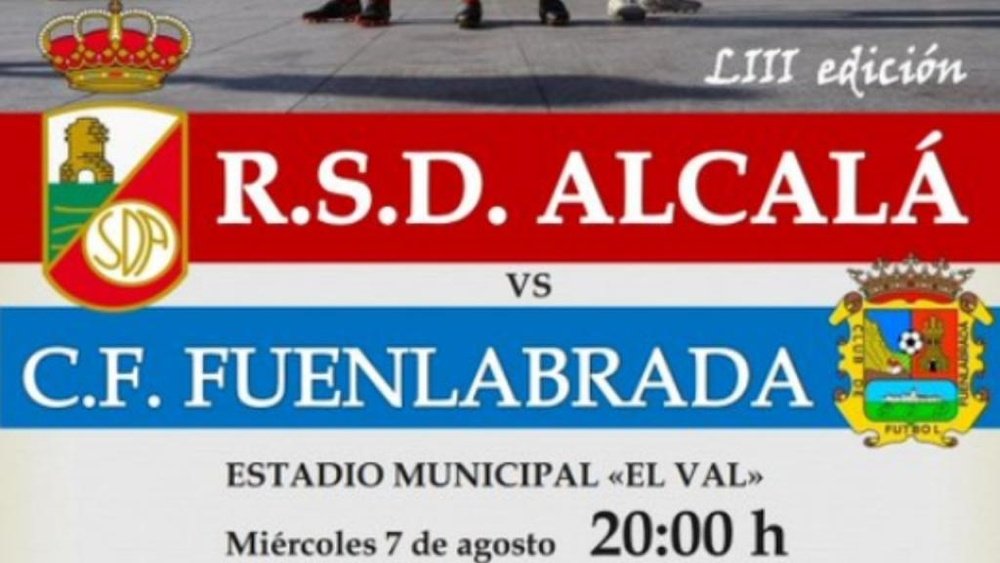 El Fuenlabrada se enfrentará al Alcalá. Twitter/RSDA_Oficial