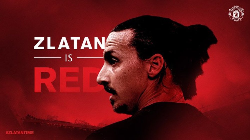 Zlatan ya es un 'red devil' de manera oficial. ManUtd