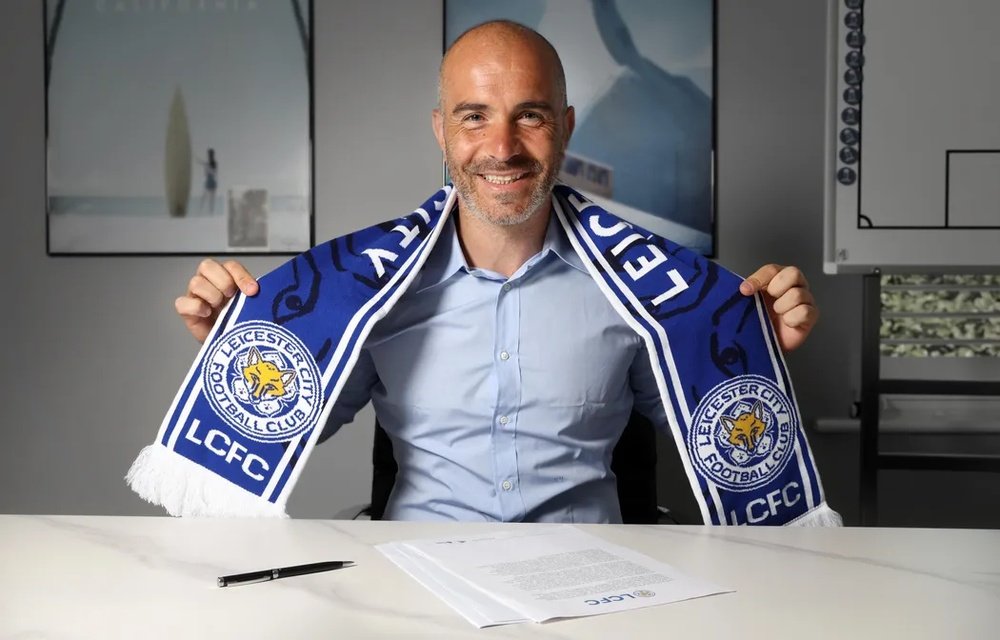 Enzo Maresca, nouvel entraîneur de Leicester. Twitter/LCFC