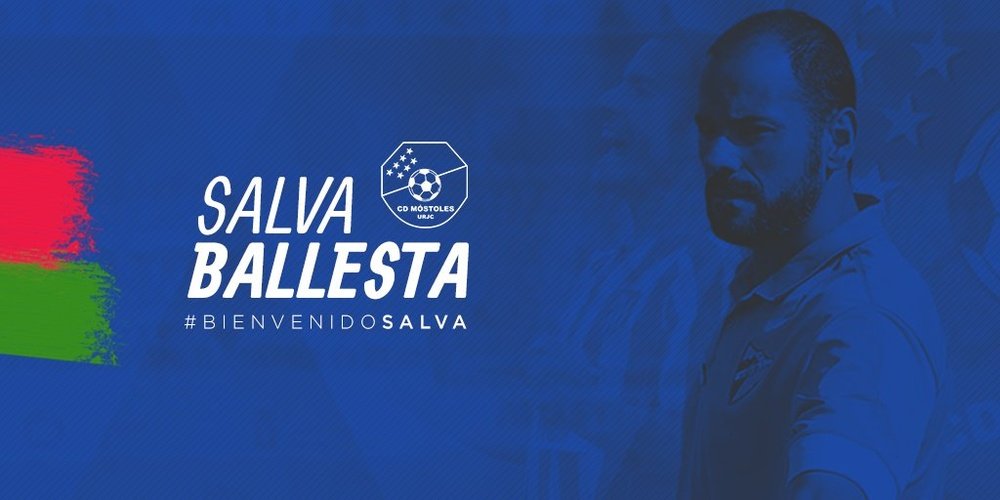 Salva Ballesta entrenará esta próxima temporada al Móstoles. Twitter/CDMostoles